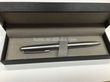 twist gray heavy Metal pen with ball tip