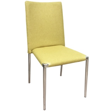 Wholesale Stackable Dining Chairs: Chromed Stainless Steel Frame and Fabric Upholstered Banquet Chairs