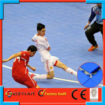 Armstrong Resilient Futsal Flooring Interlocking , Triangle Surface