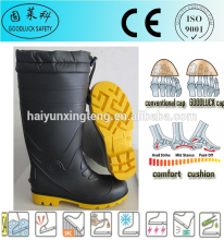 Oil and Gas Field Safety Gumboots/Cheap Steel Toe Work Boots