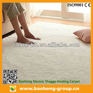 Far infrared Korean silk heating shaggy carpet in home