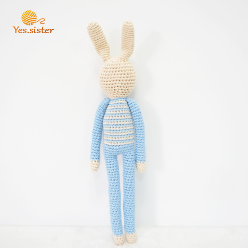 Bébé cadeaux Pâques lapin poupée au crochet jouet