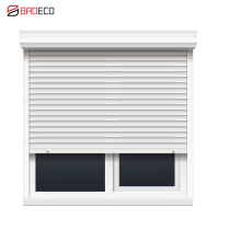 Euro-style white aluminum roller shutter windows,rolling shutter price