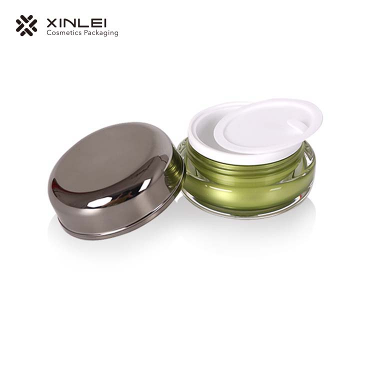 Round Shape cosmetic Acrylic Packaging