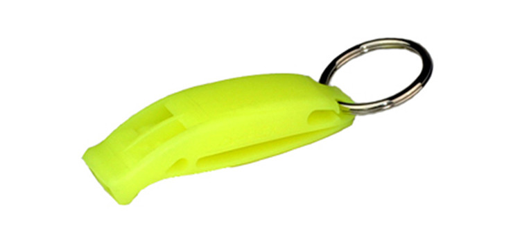 Customized outdoor Diving Emergency plastic whistle, marine survival rescue sports safety Whistle~