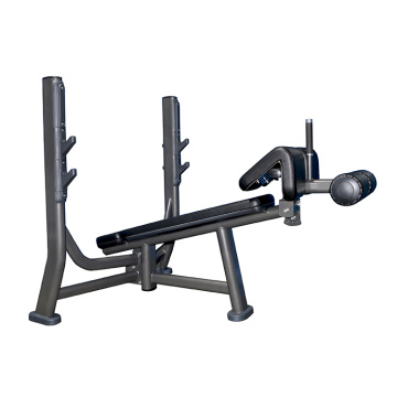 Customizable decline bench weight press fitness equipment