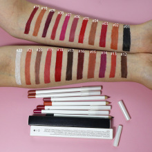 Wholesale Matte Natural Waterproof High Pigment Pink Lip Liner Pencil