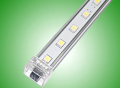 Profil aluminium kaku Strip pencahayaan Led