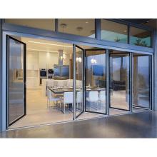 aluminium bifold doors Patio High Quality Exterior Bi Folding Balcony Door Supplier