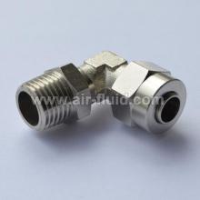 90° Tapered Male Elbow N.P Brass Push-On Tubing Fittings
