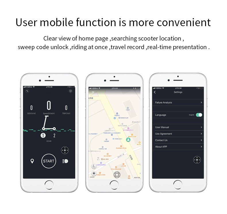 Bluetooths GPS BLE Automatic Lock Smart City Elektrofahrrad Rettung Shared EV -System Lösung Mietfahrrad Sharing Ebike