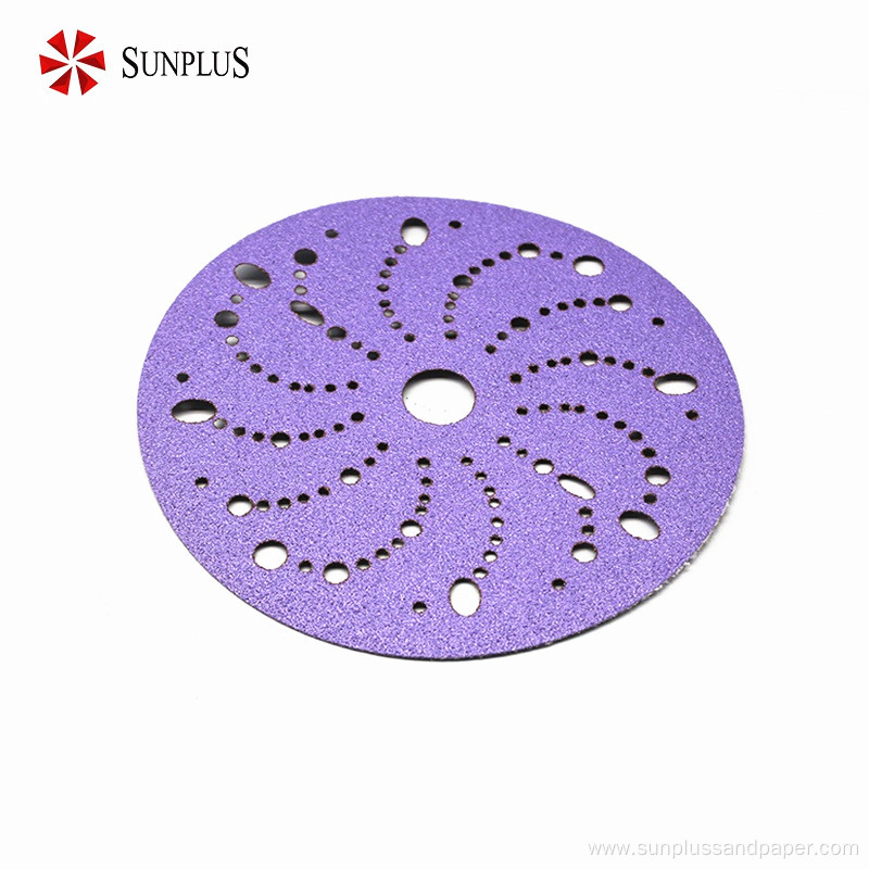 6 Inch Discs P60-P800 Purple Ceramic Sanding Paper
