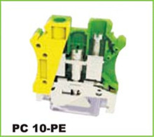 10mm2 Grounding Screw Connection Dinrail Terminal Block