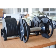 Gym Exercise Anti-Slip Metal Handle Fast 80 lbs Adjustable Dumbbell Set