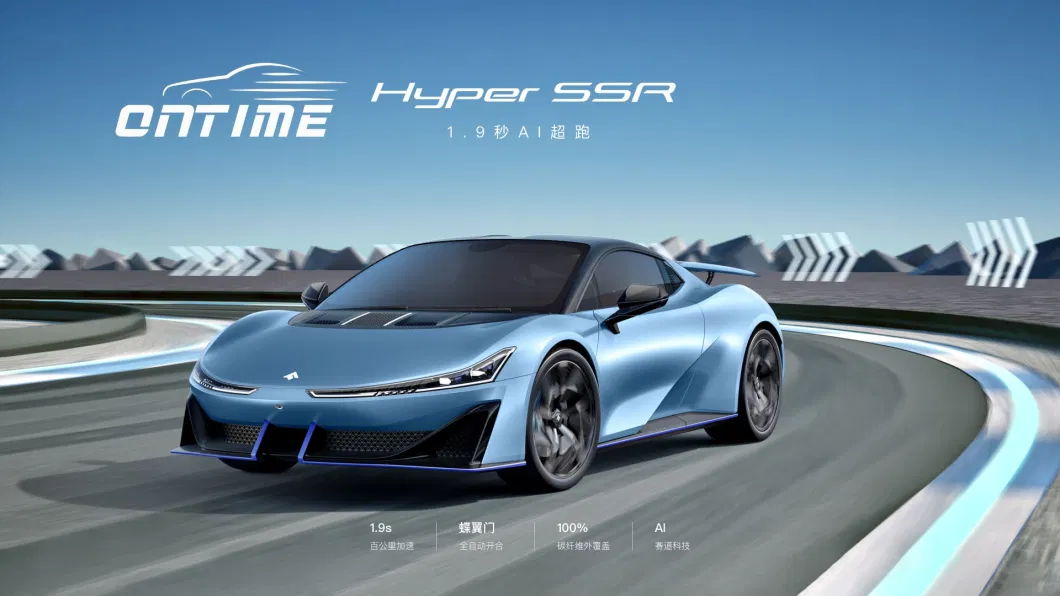 Ontime Hyper SSR High Speed Auto Electrico New 4 Wheels Electric Car and Vehicle Automotives Electric Car