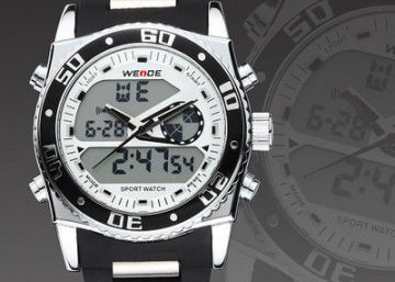 Silver Sports Mens Military Watches 3atm , Mens Diving Watches