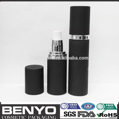 Luxury empty cosmetic packaging plastic airless bottle