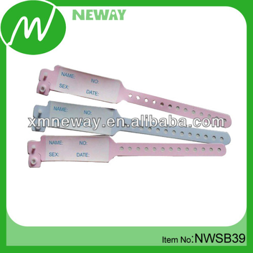 Baby hospital patient id wristbands