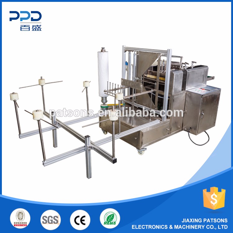 High speed full automatic 5kw electric alcohol swab packing machine