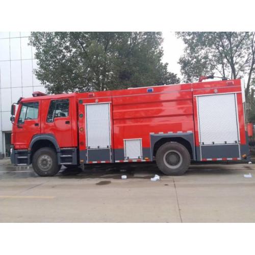 Camion de pompiers du réservoir Howo 5Ton Water