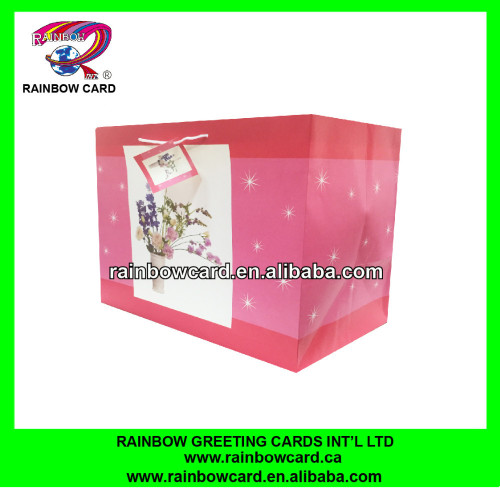 Printed logo low cost paper bag