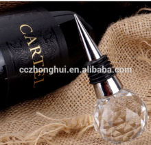 Funny wine stoppers ,Clear crystal wine bottle stopper