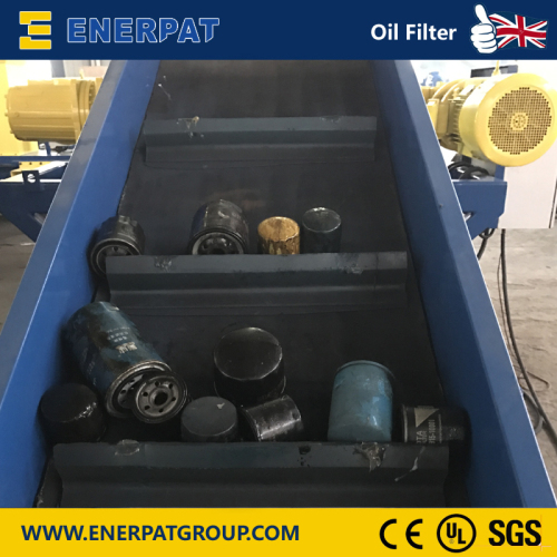 Double Shaft E waste Shredder Machine/Oil Filter Shredder/Recycling Line