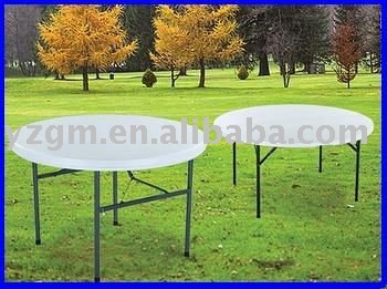 round foldable table,foldable table,plastic folding table