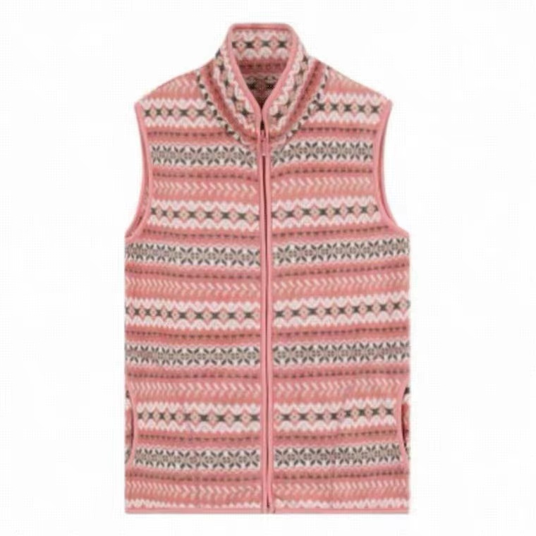 Shaken Fleecy Print Vest