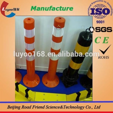 plastic warning posts