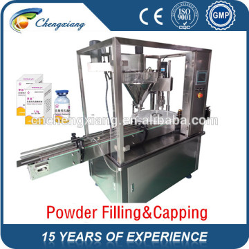 Servo motor powder filling and capping machine,auger filling and capping machine,automatic powder filling machine