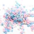 5mm blanco, azul, rosa, nube, polímero, arcilla suave, rociadores para manualidades, fabricación de bricolaje, rebanadas para decoración de uñas, accesorios de relleno de limo