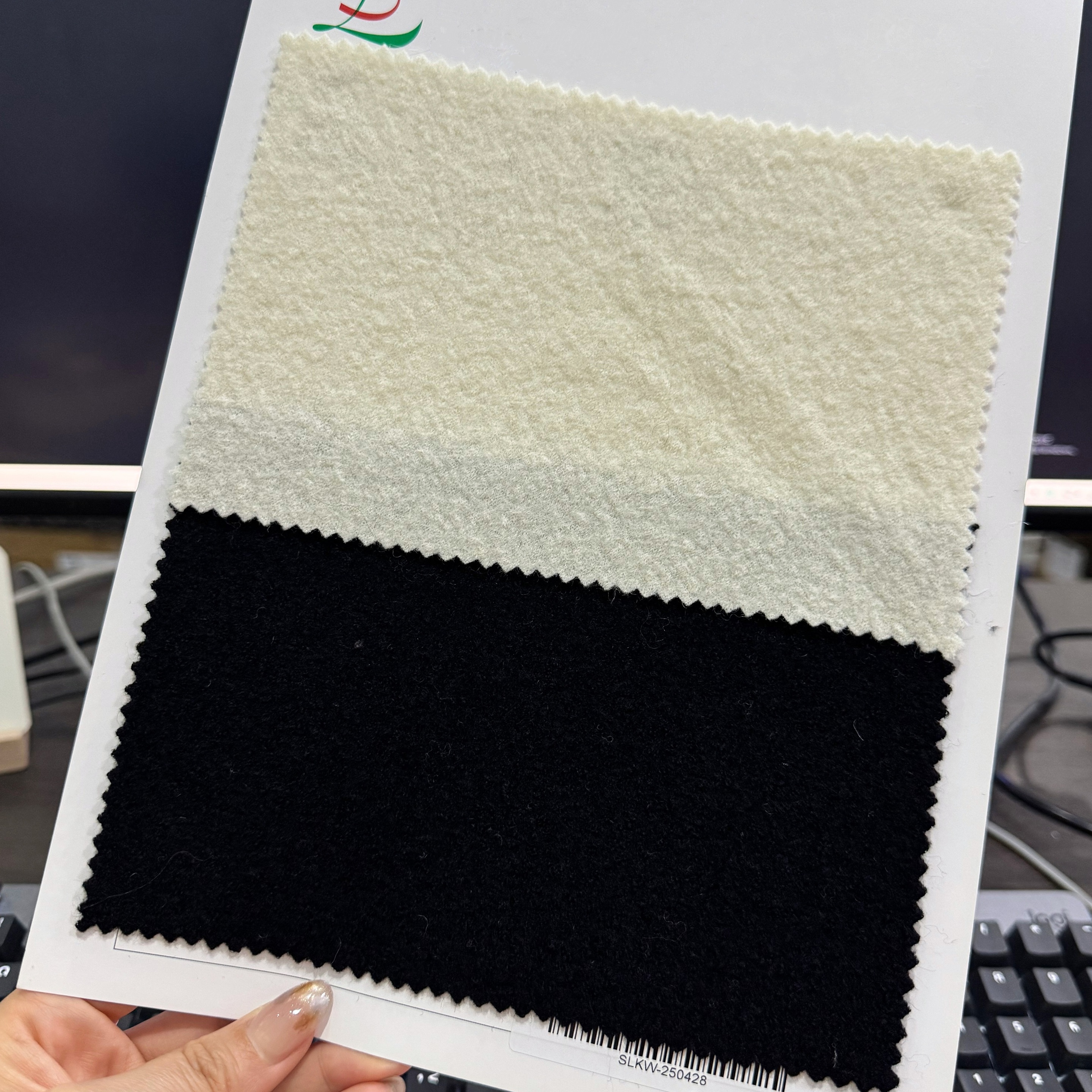 100% kain bulu rebus bulu 100% wool boiled wool fabric