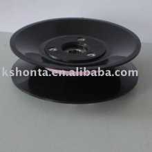 Wire pulley wire rolling