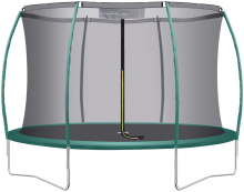 Garden anti fall trampoline with safety fence