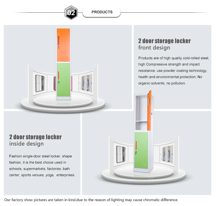 Mingxiu Steel Locker Single Wardrobe / Double Door Steel Almirah Locker