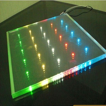 colourful led glass