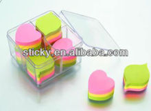 Die cut sticky note cube for office and promotion