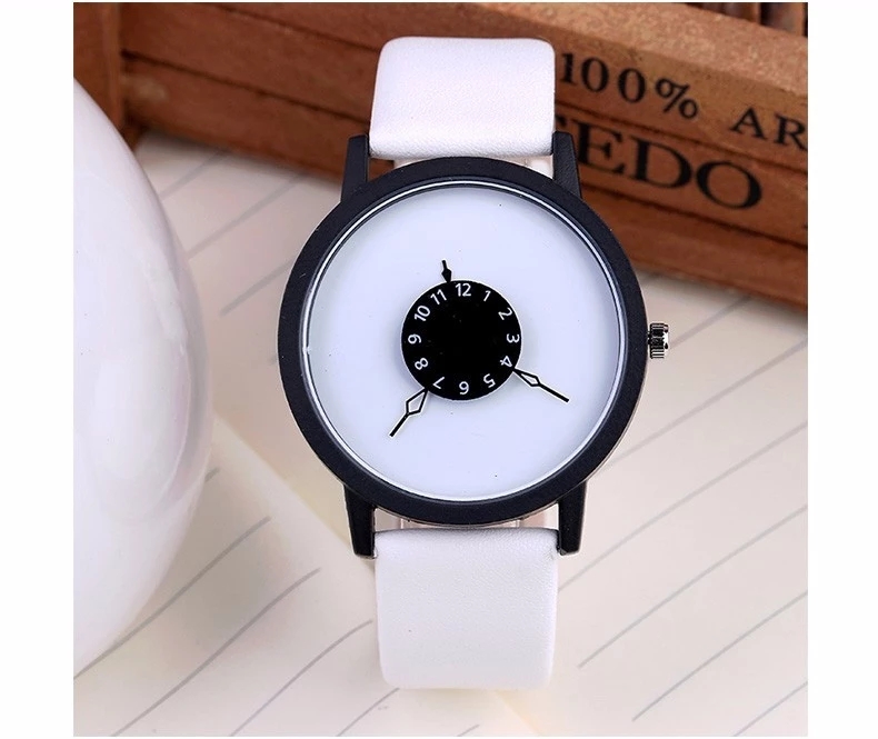 AliExpress 2019 Hot Sell Men Watches Round Dial Luxury Black Clock Classic Casual  Fashion Casual Quartz Clock Wristwatches