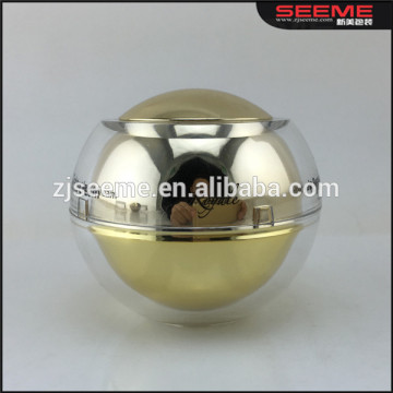 Base cream cosmetic jar plastic pmma apple jars acrylic beauty cream jars