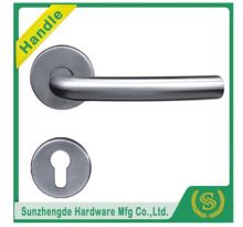 SZD STH-102 Fireproof satin nickel door handle with escutcheons