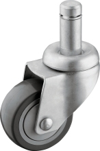 Medium Duty 3 inch Stem PU Casters