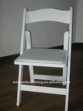 Wholesale Antique Wood White Folded Wedding Chair
