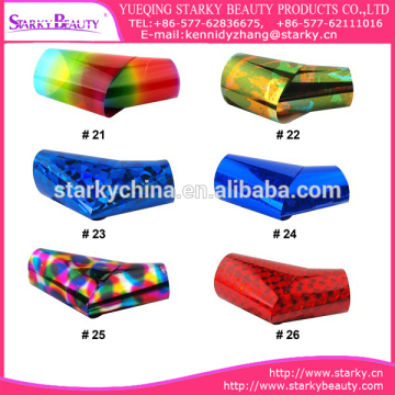 Nail art transfer foil rolls foil rolls for nails aluminium foil rolls