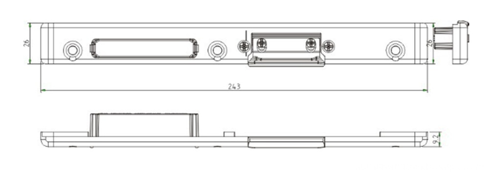 Locking Plate for Window and Door,Window Locking Plate,Door Locking Plate Drawing