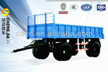 heavy and bulk cargo 2 axle full trailer