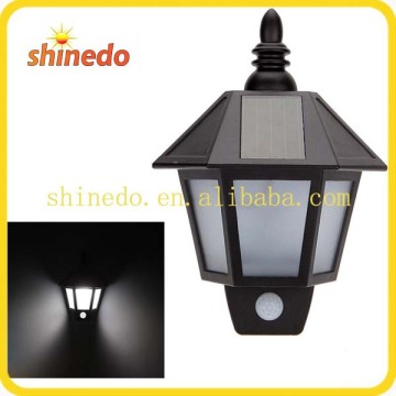 Wholesale Led PIR Motion & Light Sensor Garden Solar Powered Street Wall Lamp