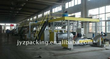 Single faced corrugated cardboard making line