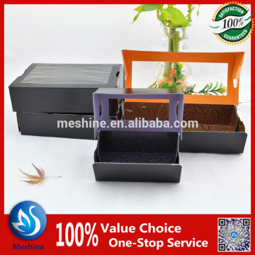 Hot selldisposable paper lunch box paper sushi box with window