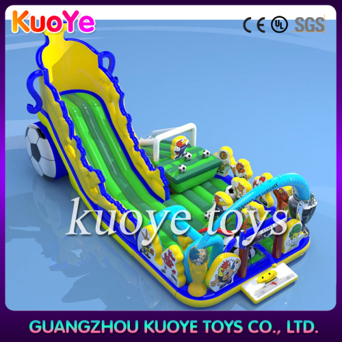 inflatable football slide,trampoline slide inflatable,inflatable playground slide